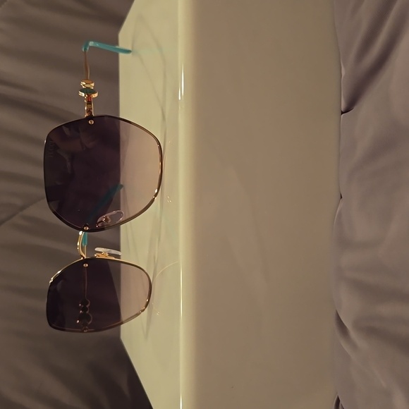 Emilio Pucci sunglasses women's round shiny rose gold and gradient brown new - Picture 2 of 14